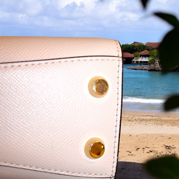 Michael Kors Bleeker Small Studded Crossgrain Leather Satchel - NWT - Picture 5 of 10